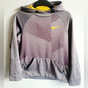 Nike Dri- Fit Big Boys Hoodie Sweatshirt Fleece Lining Light Gray XL Boys